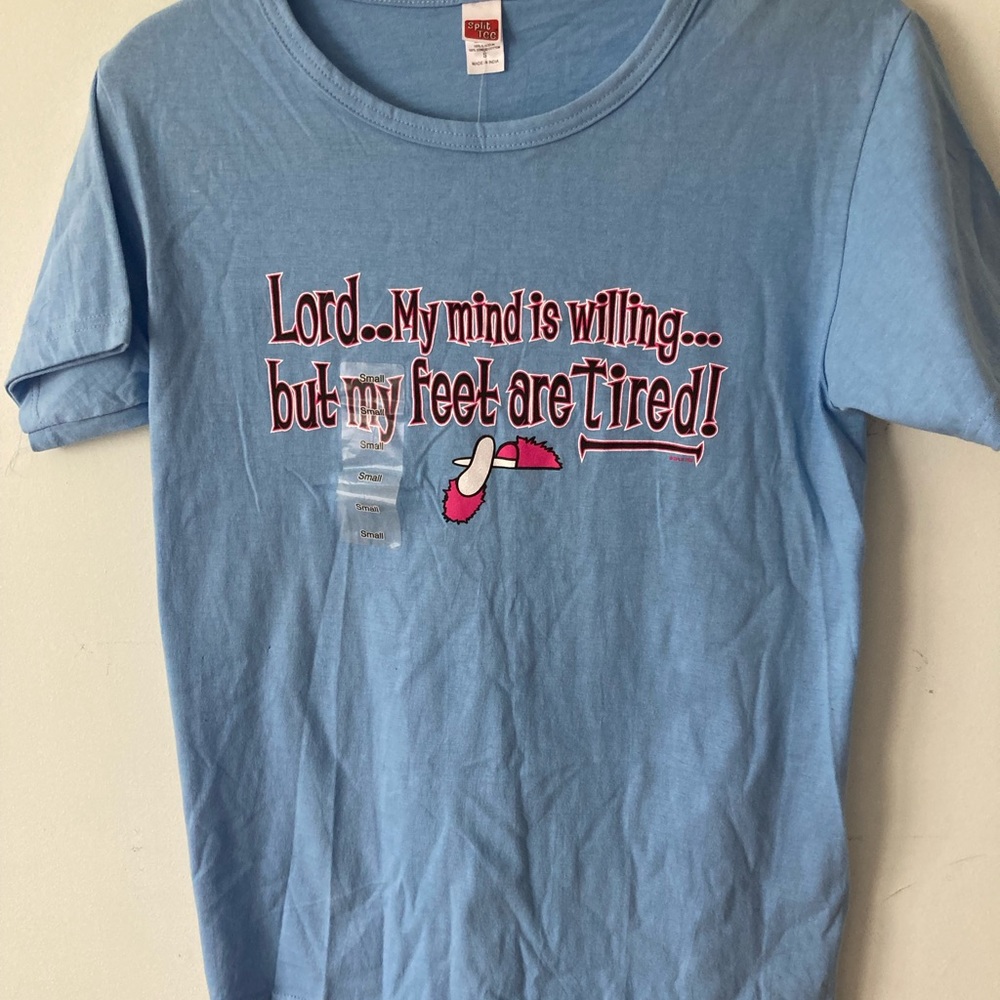 Split Tee Sz S T-shirt NWT